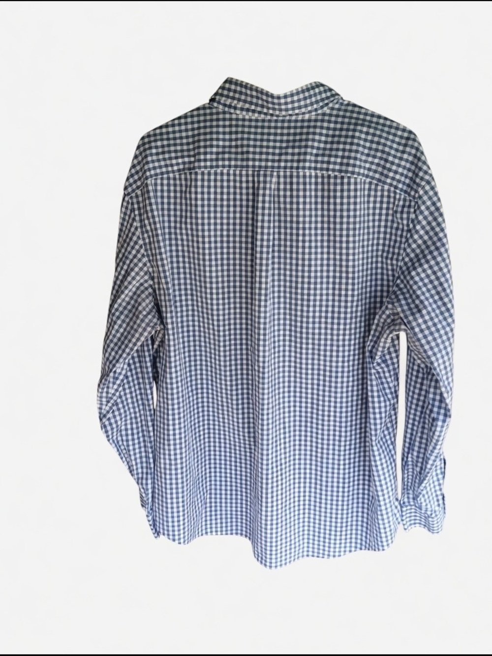 Men's Vineyard Vines Blue and White Gingham Button-Down Shirt 2XL - Picture 3 of 9